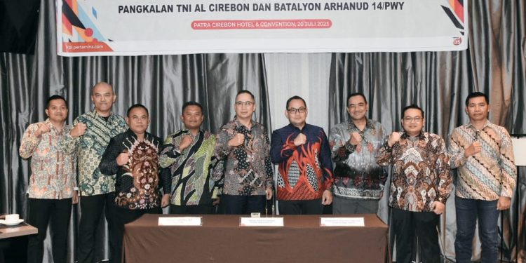 Tingkatkan Aspek Keamanan, RU VI Balongan Jalin Kerja Sama dengan Arhanud 14/PWY dan Lanal Cirebon
