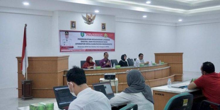 DPMD Indramayu Bersama Veteran UPN Jakarta Adakan Pelatihan Leterasi