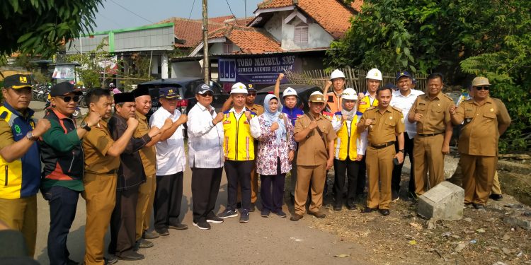 Dapat Perhatian, Saluran Tersier DI Rentang Kanan Dikunjungi Banyak Pejabat