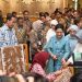 Kenakan Batik Indramayu, Presiden Jokowi Buka Gelar Batik Nusantara