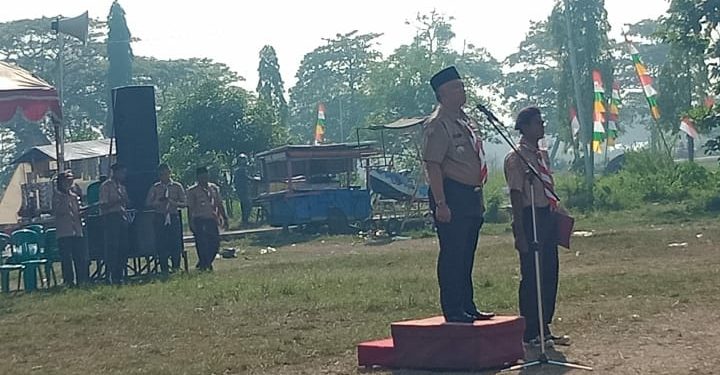 Penutupan Jambore Ranting Jamblang Dan HUT Ke 62 Pramuka Dihadiri Camat.