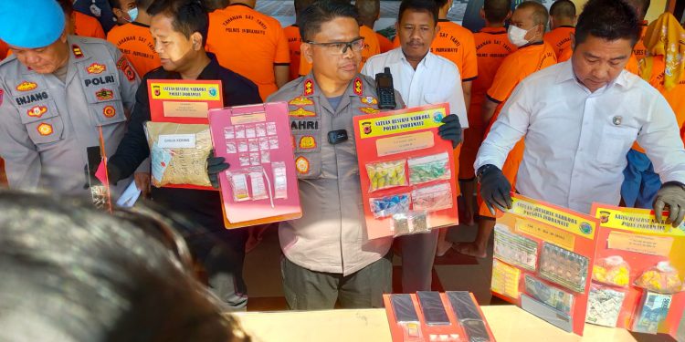 Polres Indramayu Tangkap 33 Tersangka Kasus Narkoba