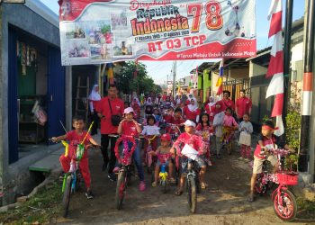 Spektakuler, Kemeriahan Lomba Dirgahayu RI Ke 78 di RT.03 Perumahan Telaga Cempaka Permai