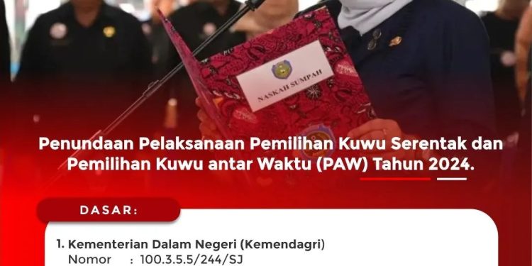 Pilwu Serentak dan PAW di Indramayu Tahun 2024 Ditunda