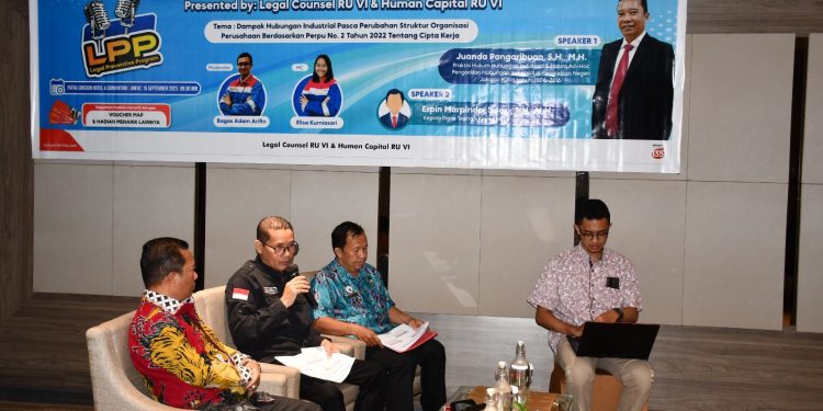 Ciptakan Hubungan Industrial yang Harmonis dengan Pekerja, RU VI Balongan Gelar Legal Preventive Program