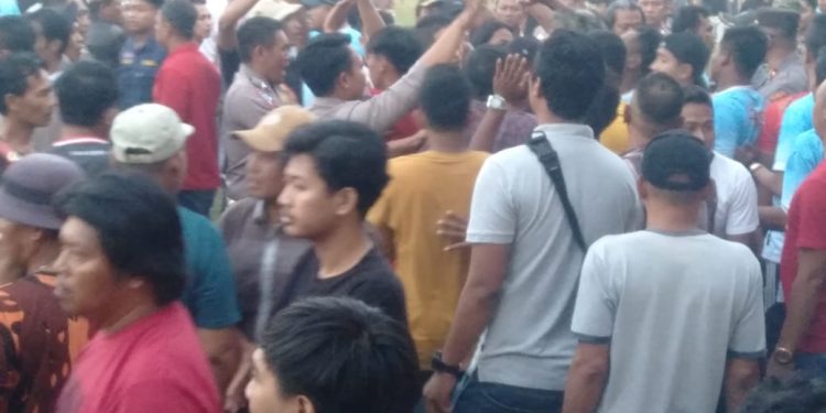 Keamanan Gabungan Sigap Amankan Keributan Turnamen Kuwu CUP II Desa Danawinangun