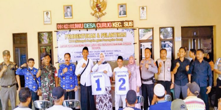 Panitia Pilwu Desa Curug Tetapkan Dua Calon Kandidat Kuwu