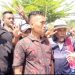 Ribuan Simpatisan terlihat Mengiringi Calon Kuwu No. 04 Kadiman 