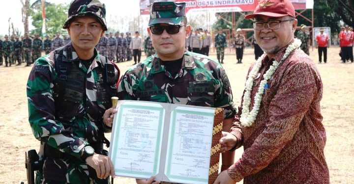 Pelaksanaan TMMD Di Desa Cikawung Over Prestasi