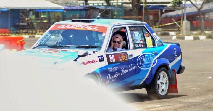 Kejurnas Sprint Di Indramayu, Bupati Nina Jadi Navigator Pembalap