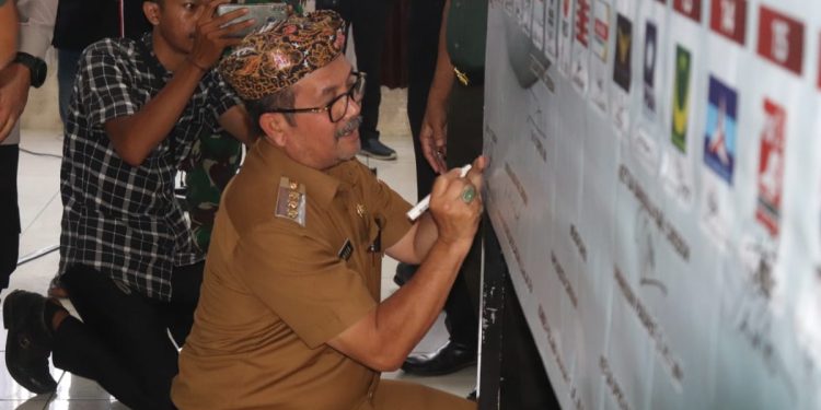 Deklarasai Damai Pemilu 2024Bupati : Persatuan dan Kondusivitas Daerah Harus Dijaga
