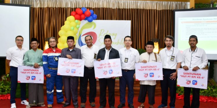 HUT KPI ke-6, Kilang Pertamina Balongan Santuni Anak Yatim