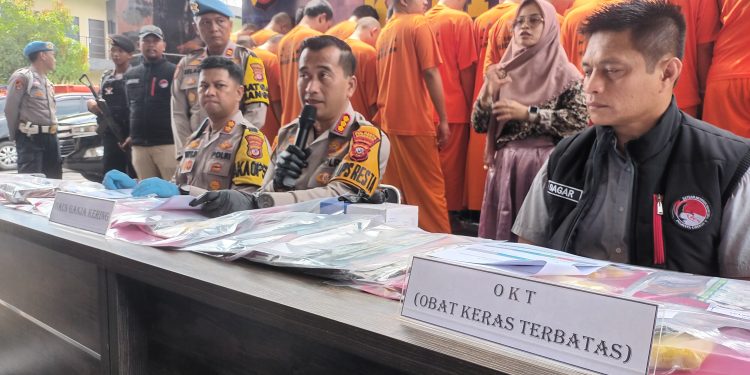 Selama September – November 2023, Satresnarkoba Polresta Cirebon Ungkap 31 Kasus dan Amankan Puluhan Tersangka