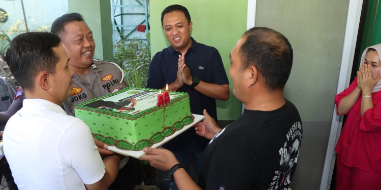 Bentuk Sinergitas, Kapolres Ciko Beri Surprise Dandim 0614/Kota Cirebon