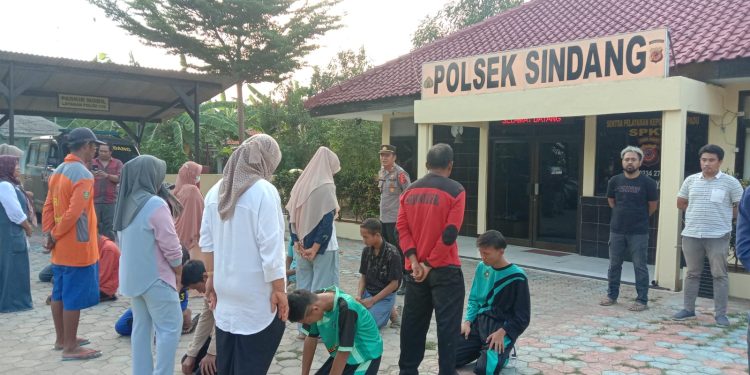 Polsek Sindang Indramayu Amankan Belasan Pelajar Terlibat Tawuran