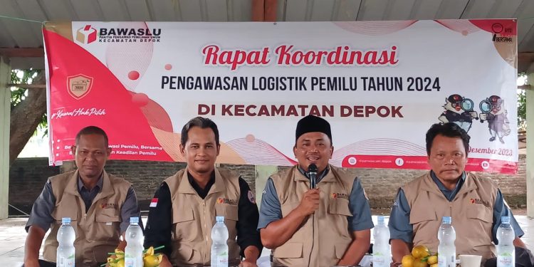 Panwascam Depok Pantau Tahapan Kampanye dan Distribusi Logistik.