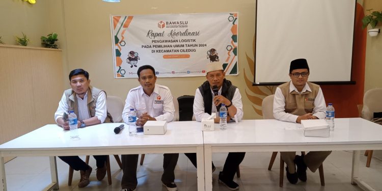 Panwascam Ciledug Gelar Bimtek Pemilu 2024.