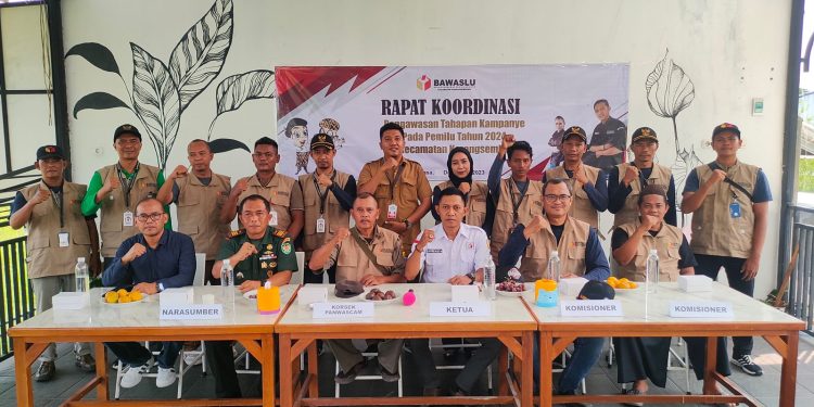 Panwascam Karangsembung Berkomitmen Jaga Integritas Pemilu 2024.