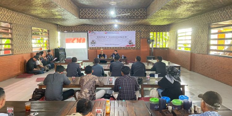 Gelar Rakor Pengawansan, Panwascam Pangenan Desak PKD Berkoordinasi Dengan PPS