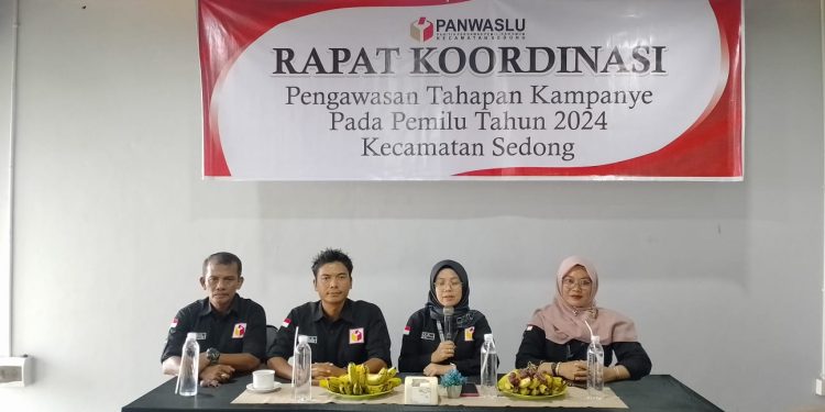 Libatkan Median dan Masyarakat, Panwascam Sedong Siap Awasi Kampanye