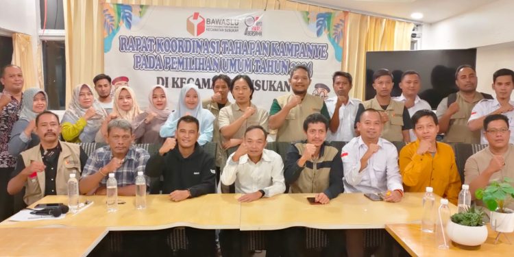 Wujudkan Netralitas dan Jurdil Pemilu, Panwascam Susukan Gencar Sosialisasi Kepada Masyarakat dan Pihak Terkait