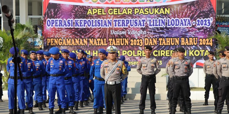 Hadapi Nataru 2023 – 2024, Polres Ciko Gelar Pasukan Ops Lilin Lodaya