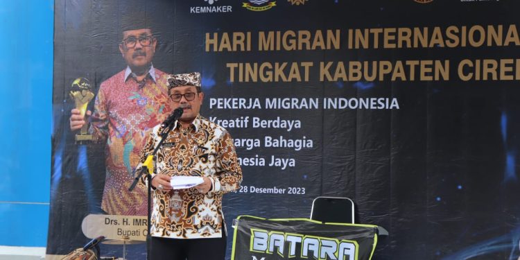 Hadiri Acara Peringatan Hari Migran Internasional 2023, H. Imron Berharap PMI Kabupaten Cirebon Terlindungi