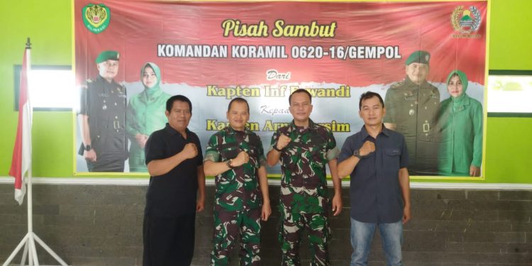 H. Edi Suparman Dan Hendriaz Hadiri Acara Lepas Sambut Danramil 0620 – 16/Gempol