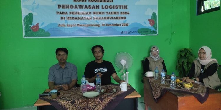 Gelar Rakor Pengawasan, Panwascam Karangwareng Desak PKD Koordinasi Dengan PPS
