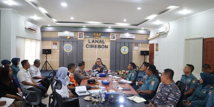 Danlanal Cirebon Pimpin Rapat Konsolidasi Jelang Navy Open Tournament Piala Danlanal Cup Tahun 2024