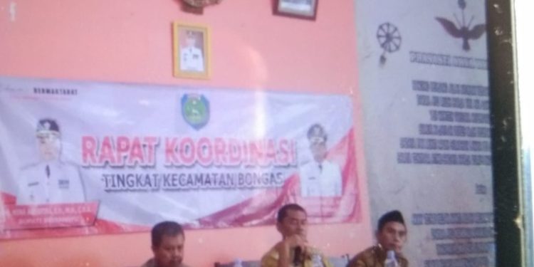 Rapat Koordinasi tingkat Kecamatan Bongas