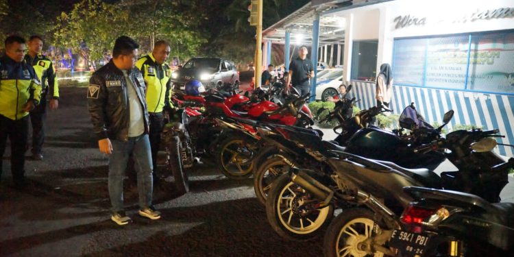 Gunakan Knalpot Brong, 47 Motor Diamankan Polisi