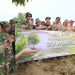 Kolaborasi dengan PWI Indramayu, Kodim 0616 Tanam Bibit Pohon dan Bersih-bersih Sungai
