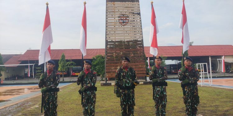 Batalyon C Pelopor Satbrimob Polda Jabar Gelar Upacara HKN