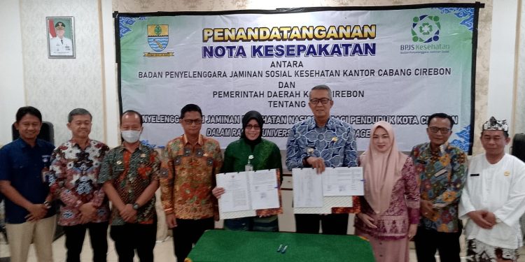 Penandatanganan Nota Kesepakatan dan Rencana Kerja Antara BPJS dan Pemda Kota Cirebon