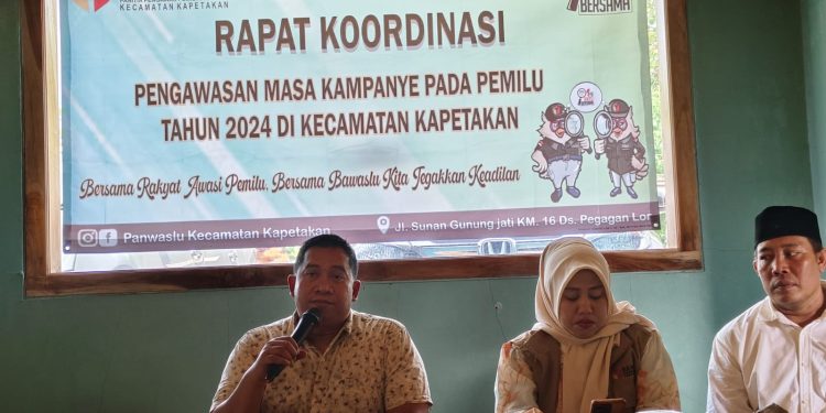 Panwascam Kapetakan Gelar Rakor Pengawasan Kampanye, Proses Demokrasi Harus Transparan dan Berkualitas