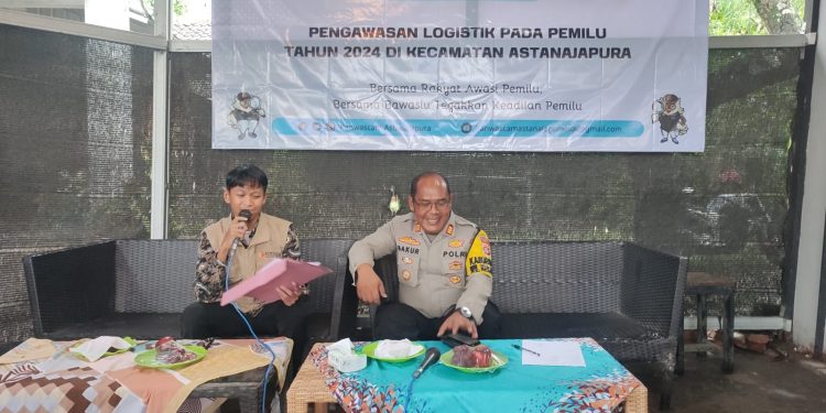 Pawascam Astanajapura Gelar Rakor Pengawasan Distribusi Logistik