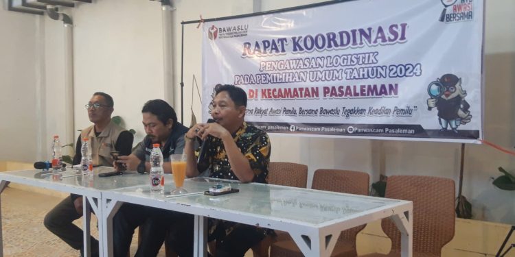 Panwascam Pasaleman Ketat Awasi Tahapan Logistik Pemilu