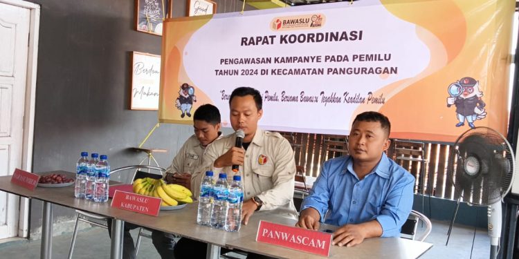 Gelar Rakor, Panwascam Panguragan Sebut STTP Penting Sebagai Legalitas Kampanye