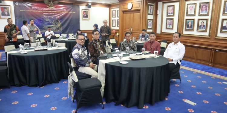 PJ Sekda Hadir Virtual Meeting Peluncuran Laporan Perekonomian Indonesia 2023 yang digelar Bank Indonesia