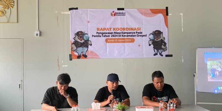 Cara Panwascam Greged Awasi Peserta Pemilu Agar Pelaksanaan Kampanye Sesuai Aturan.