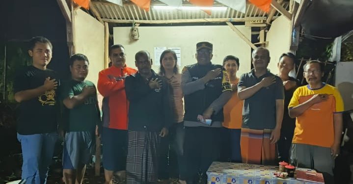 Jaga Kantibmas Kapolsek Klangenan Sambangi Warga Rt.19RW. 06 Desa Wangunharja