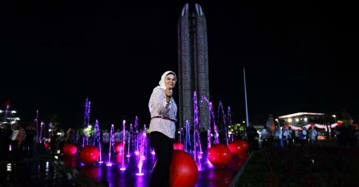 Alun-Alun Puspita Wangi Indramayu Diresmikan, Nina Agustina: Jaga dan Rawat Bersama