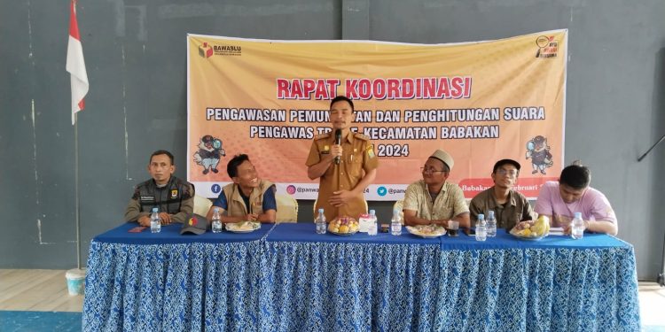Panwascam Babakan, Minta PTPS Tetap Waspada pada Tahapan Perhitungan Suara