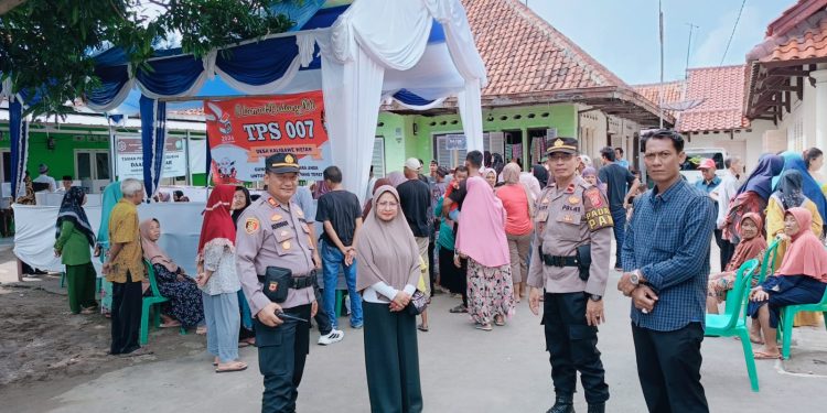 Tengah Berlangsung, Pelaksanaan Pemilu 2024 di Kecamatan Susukanlebak Damai Kondusif