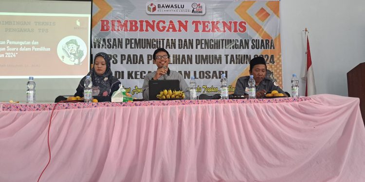 Panwascam Losari Fokuskan Pada Tungsura disemua PTPS
