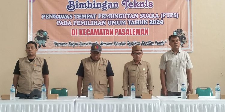 Panwascam Pasaleman Dorong Kewaspadaan PTPS untuk Keberhasilan Tungsura Pemilu 2024