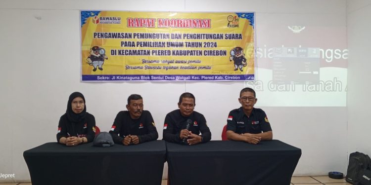 Panwascam Plered Serius Fokus pada Tahap Pemungutan dan Penghitungan Suara, Ajak PTPS untuk Waspadai