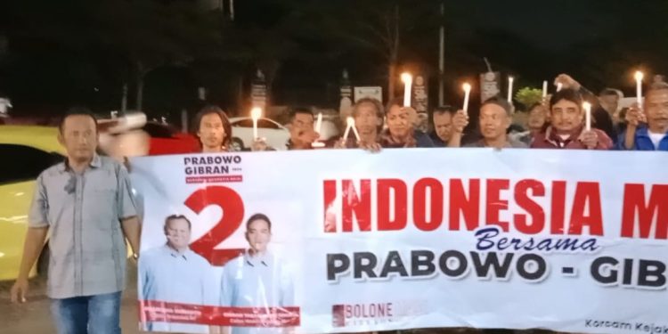 Puluhan Relawan Bolone Mase kota Cirebon adakan syukuran atas kemenangan pasangan Prabowo-Gibran