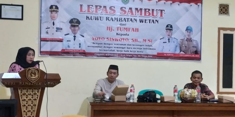 Lepas Sambut Kuwu Rambatan Wetan, Hj. Tumiah: Silaturahmi Jangan Putus